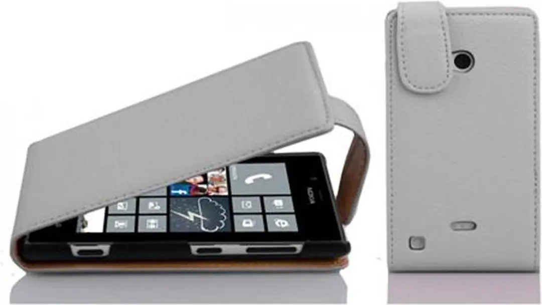 Cadorabo Hoesje geschikt voor Nokia Lumia 720 in MAGNESIUM WIT