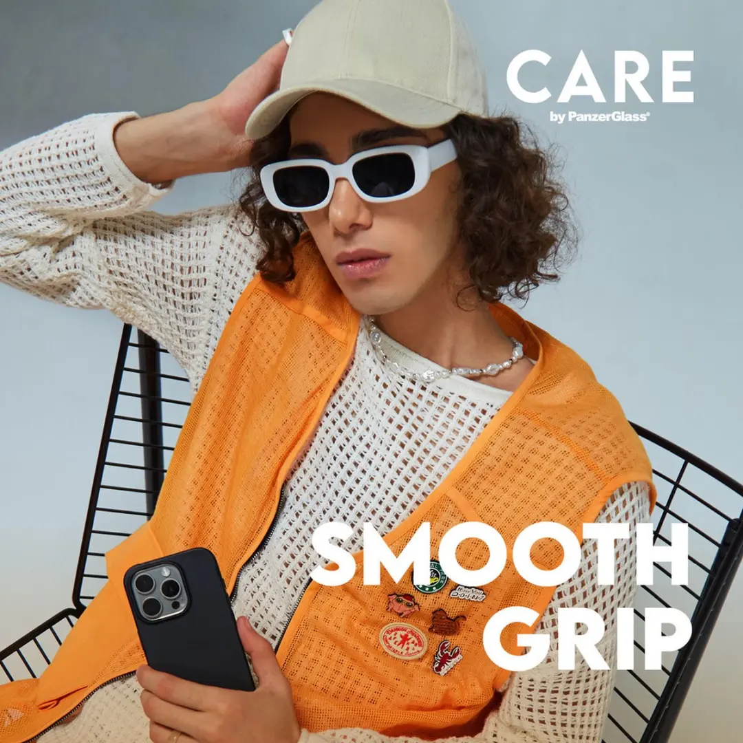 PanzerGlass CARE Fashion MagSafe Hoesje iPhone 16 - Zwart - afbeelding 6 van 6