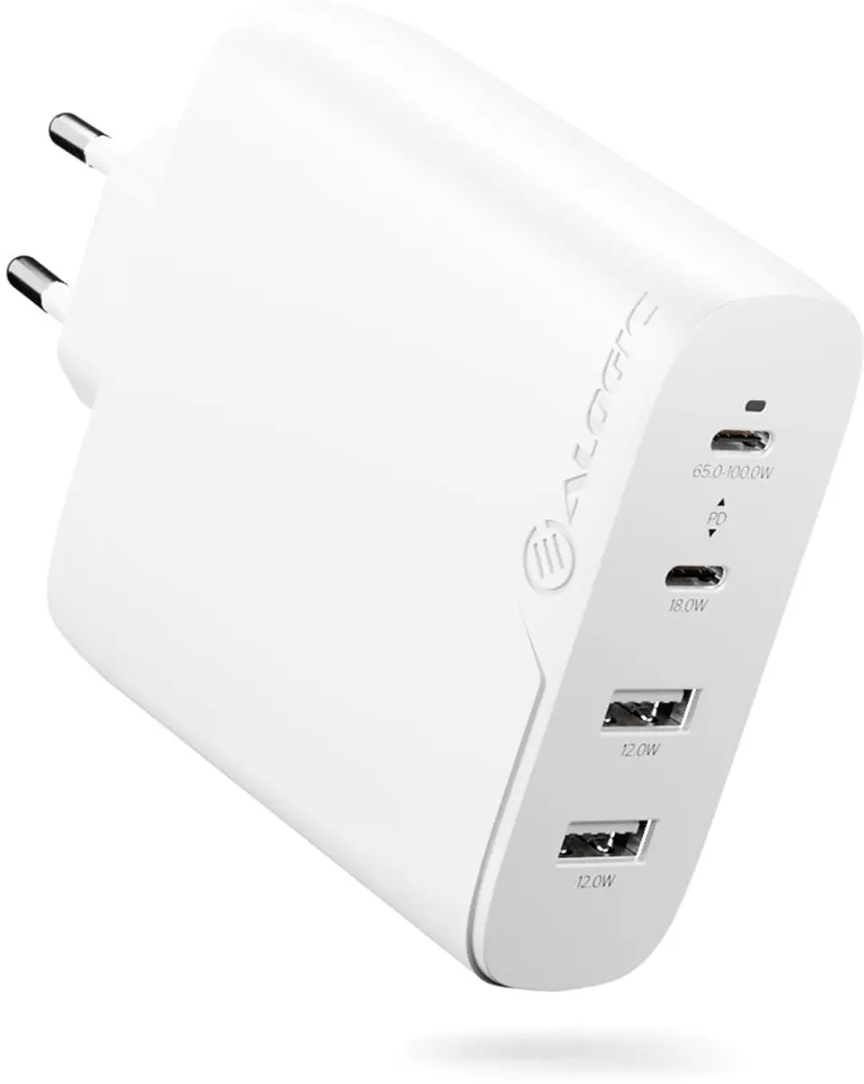 Alogic 4X100 USB-lader 100W - Wit - afbeelding 4 van 6
