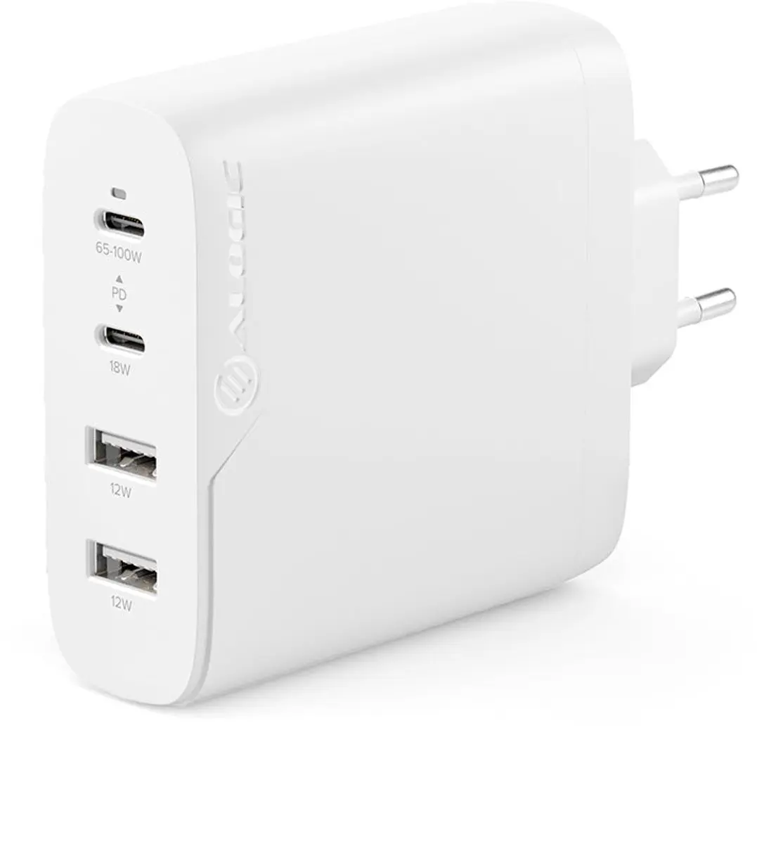 Alogic 4X100 USB-lader 100W - Wit - afbeelding 3 van 6