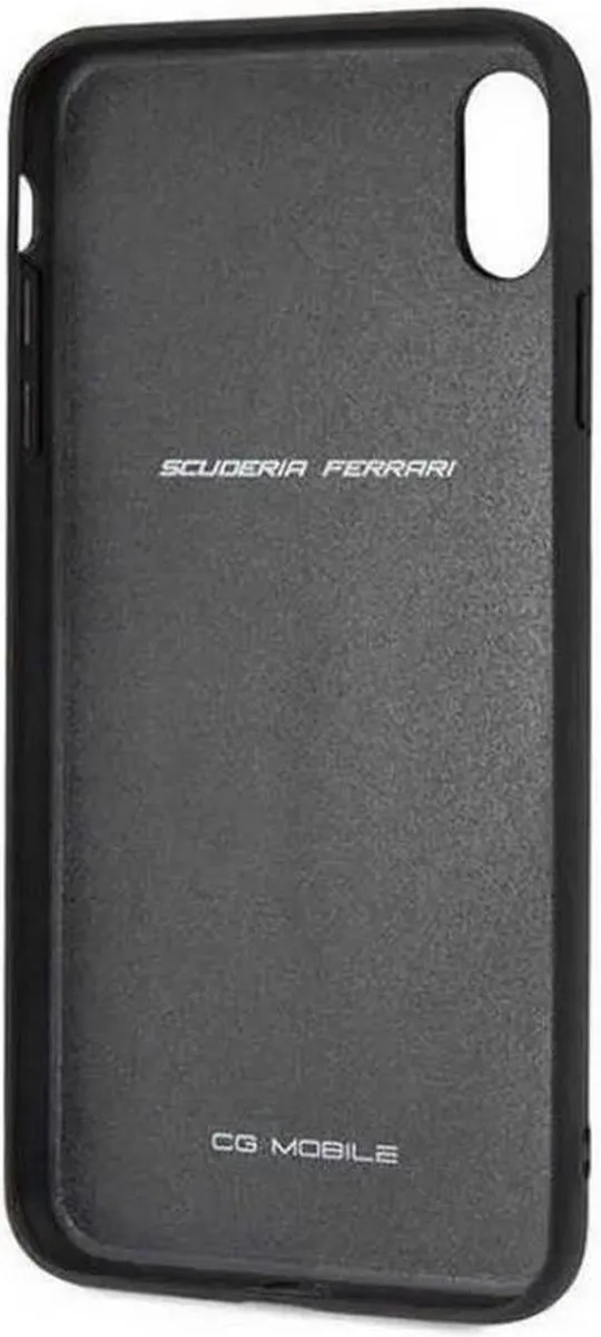 Ferrari On-Track Rubber Soft Back Case - iPhone XS Max - Rood