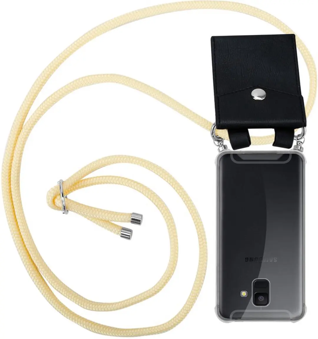 Cadorabo Hoesje geschikt voor Samsung Galaxy A6 2018 in ROOM BEIGE