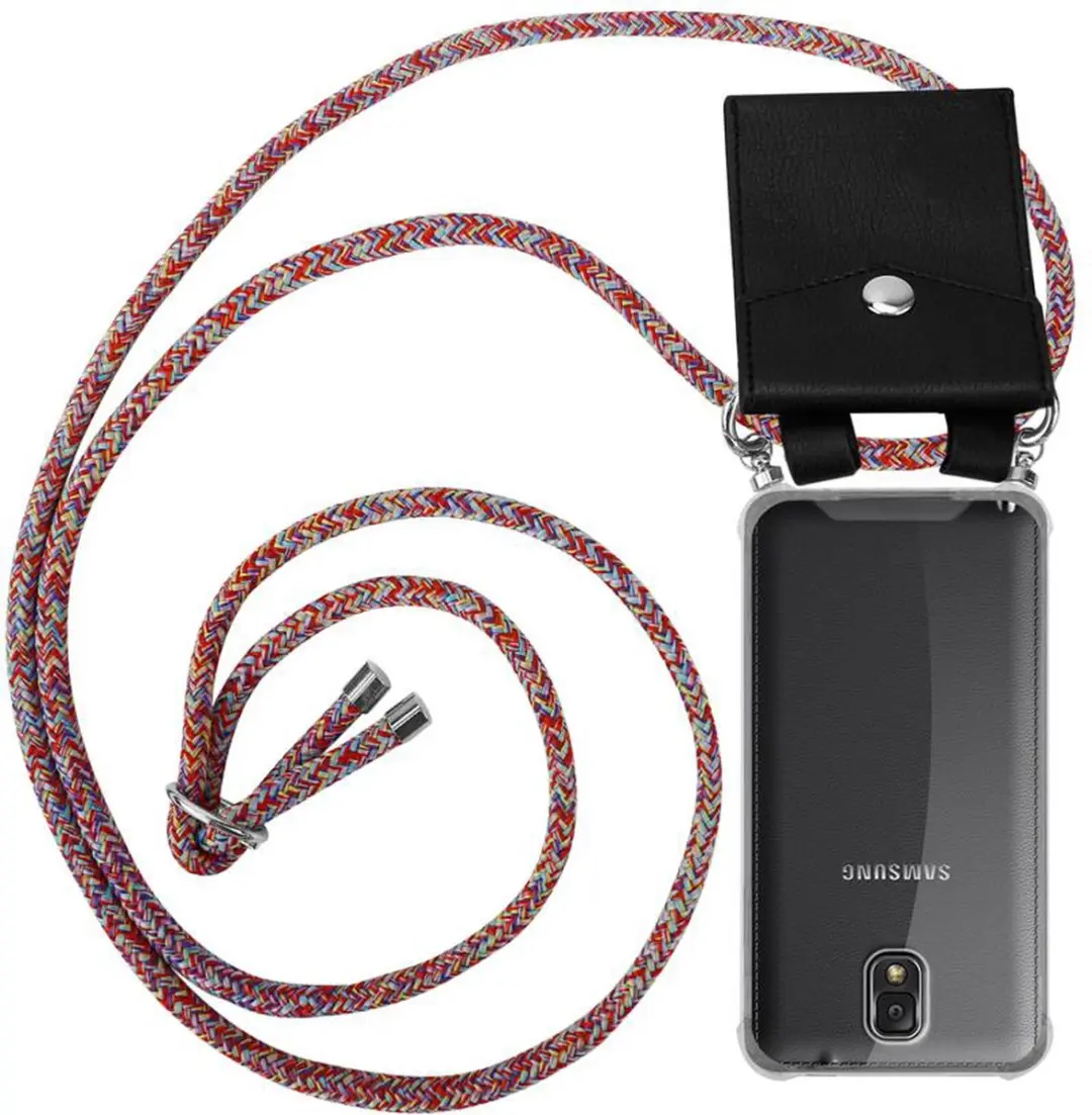 Cadorabo Hoesje geschikt voor Samsung Galaxy NOTE 3 in KLEURRIJKE PAPEGAAI