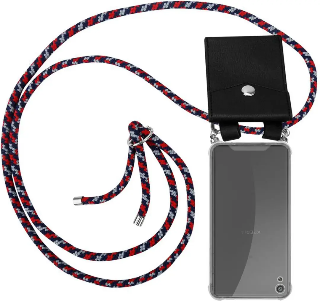Cadorabo Hoesje geschikt voor Sony Xperia XA in ROOD BLAUW WIT