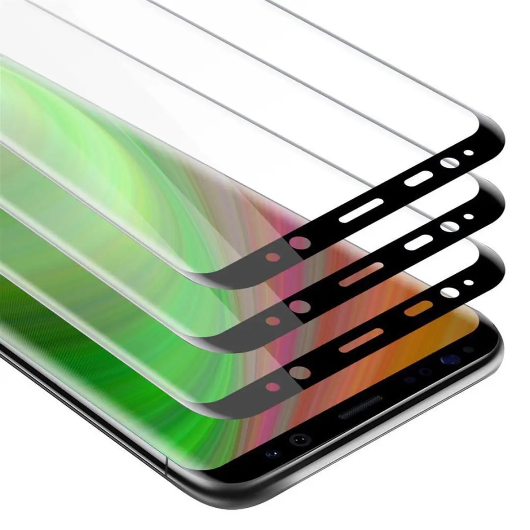 Cadorabo 3x Screenprotector geschikt voor Samsung Galaxy S9 Volledig scherm pant