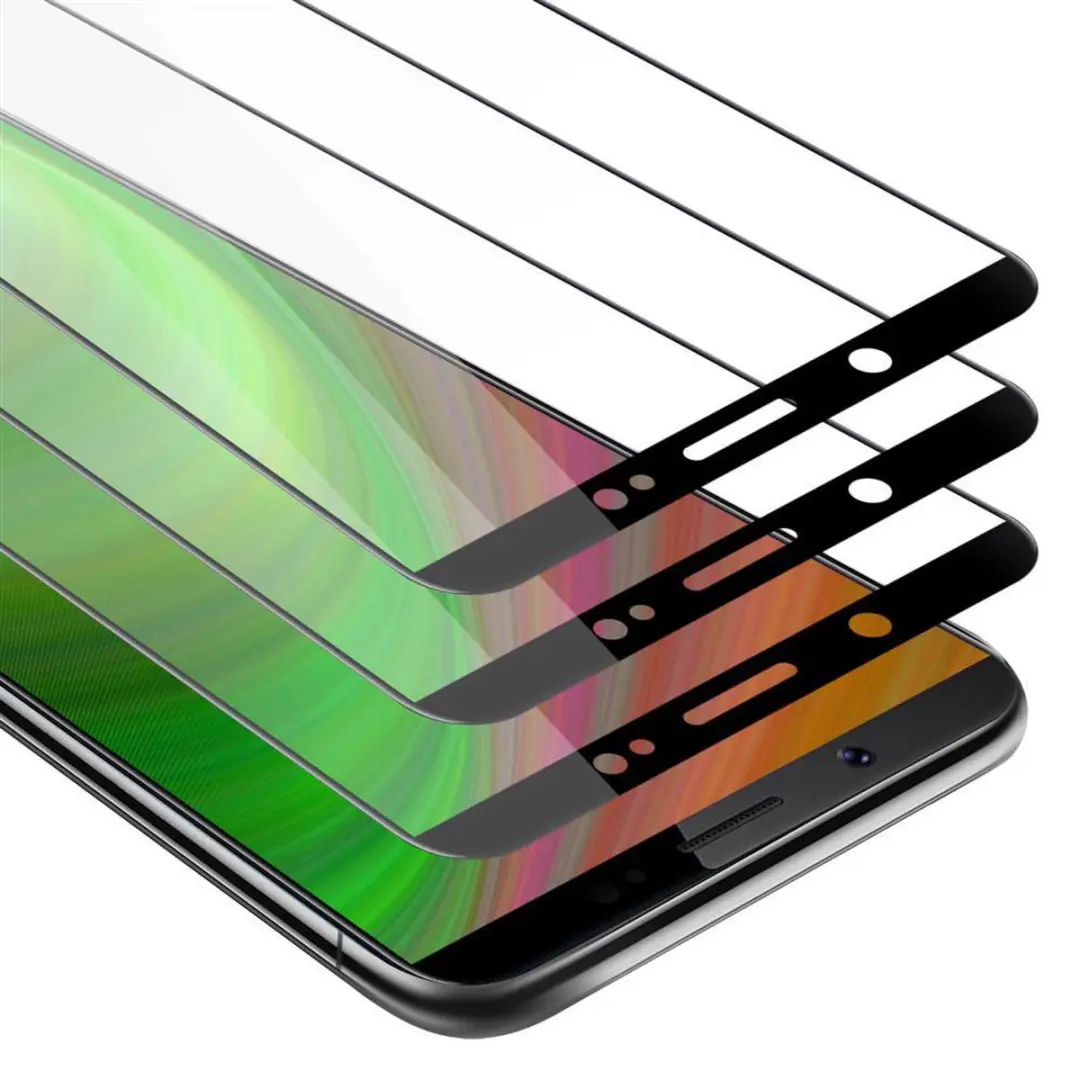 Cadorabo 3x Screenprotector geschikt voor Vivo V7 Volledig scherm pantserfolie B