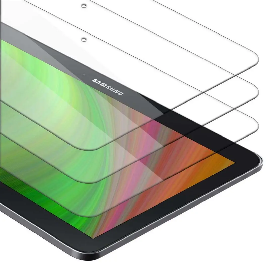 Cadorabo 3x Screenprotector geschikt voor Samsung Galaxy Tab 4 (10.1 Zoll) in KR