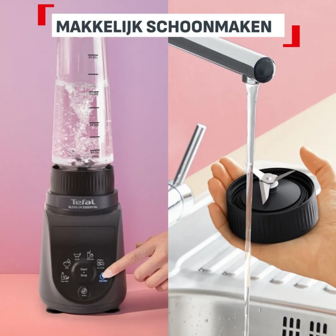 Tefal Blend Up BL1EHB Blender - 800W - 2 Flessen