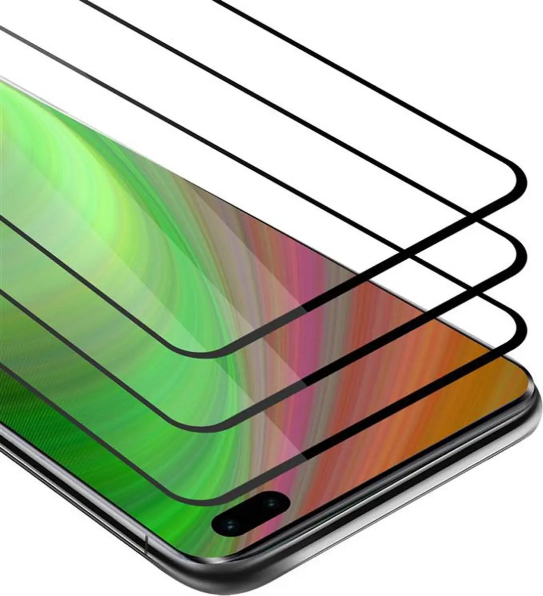 Cadorabo 3x Screenprotector geschikt voor Honor 30 PRO Volledig scherm pantserfo