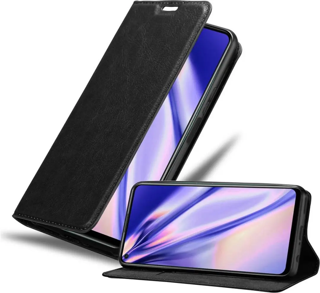 Cadorabo Hoesje geschikt voor Huawei NOVA 7 SE in ZWARTE NACHT