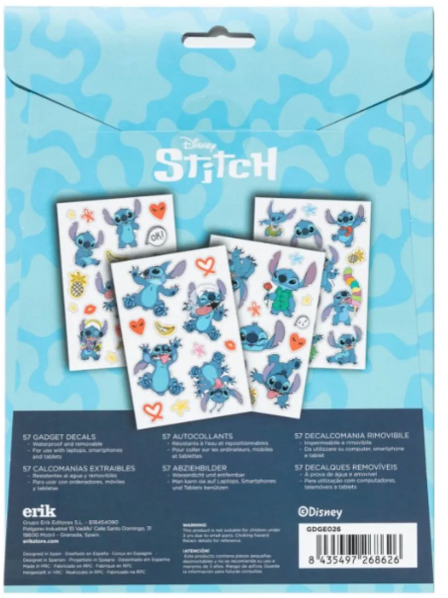 Disney Stitch Gadget Decals - Meerkleurig