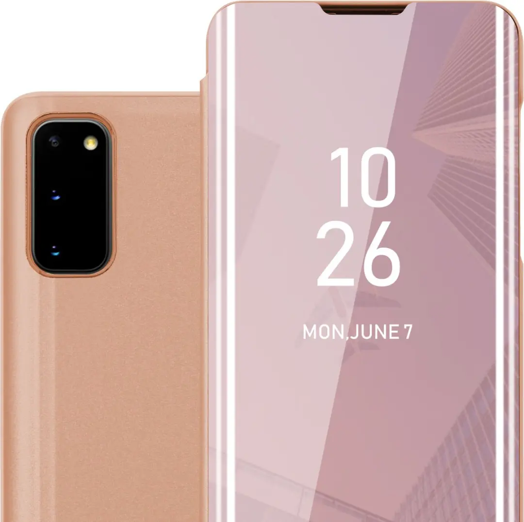 Cadorabo Hoesje geschikt voor Samsung Galaxy S20 in KUNZIET ROZE