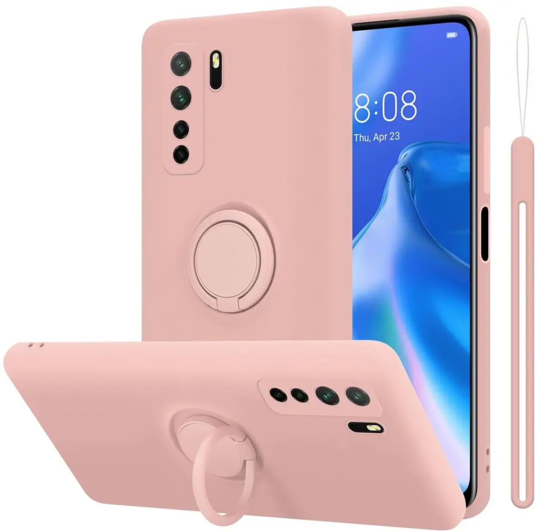 Cadorabo Hoesje geschikt voor Huawei NOVA 6 SE / P40 LITE / NOVA 7i in LIQUID RO