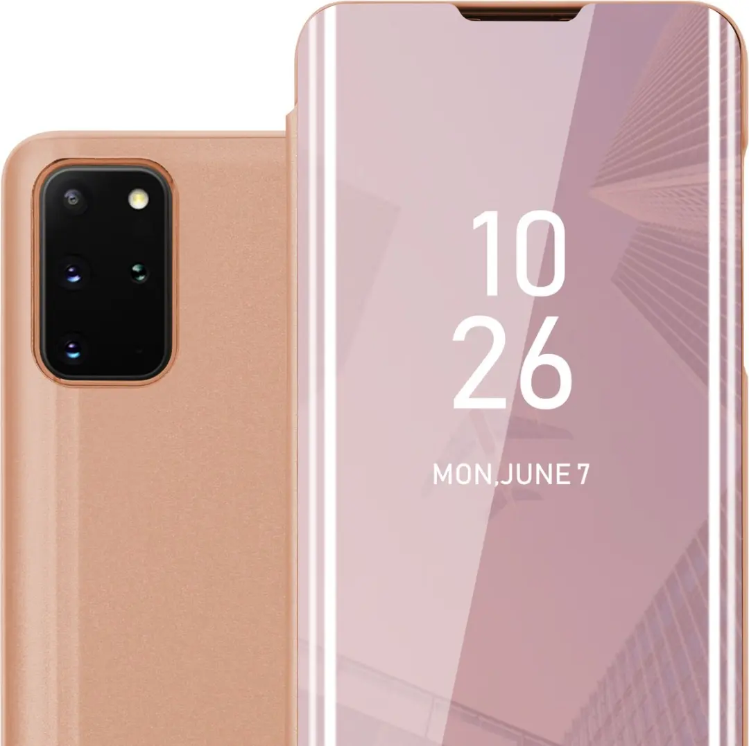 Cadorabo Hoesje geschikt voor Samsung Galaxy S21 PLUS in KUNZIET ROZE