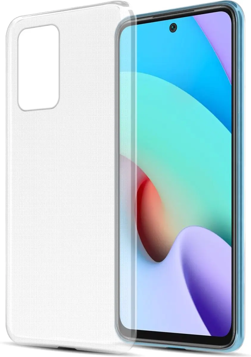 Cadorabo Hoesje geschikt voor Xiaomi RedMi 10 in VOLLEDIG TRANSPARANT