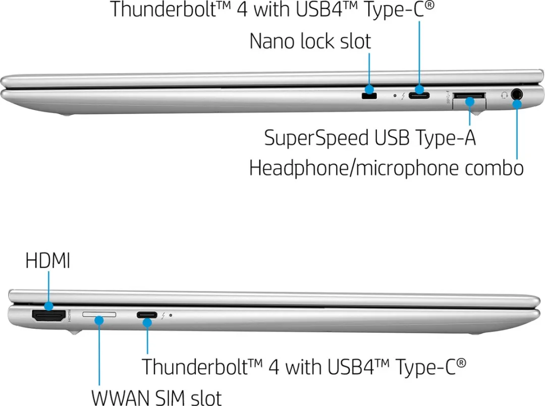 HP Elite Dragonfly 13.5 G3 Intel® Core™ i7 i7-1255U Laptop 34,3 cm (13.5") Touchscreen WUXGA+ 16 GB LPDDR5-SDRAM 512 GB SSD Wi-Fi 6E (802.11ax) Windows 11 Pro Blauw