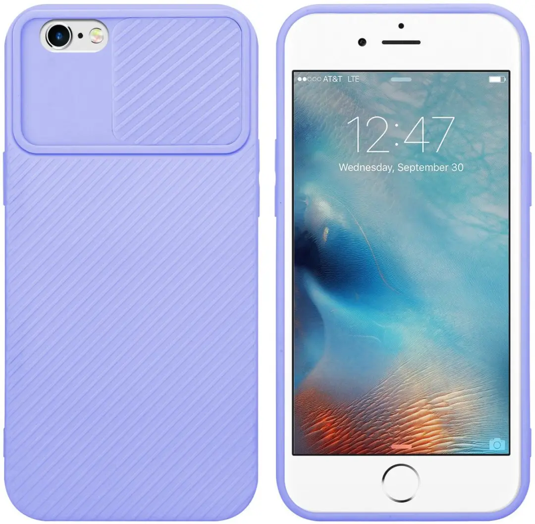 Cadorabo Hoesje geschikt voor Apple iPhone 6 / 6S in Bonbon Paars
