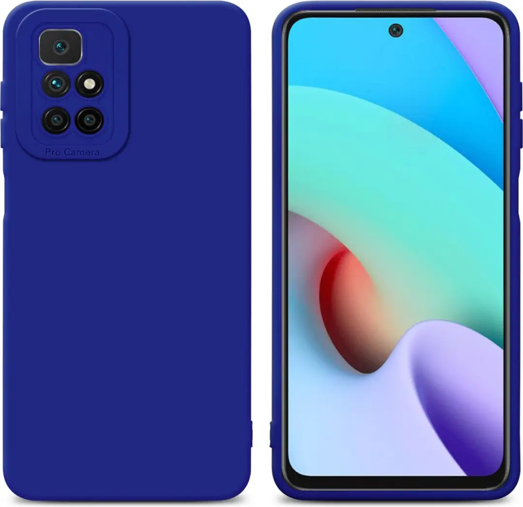 Cadorabo Hoesje geschikt voor Xiaomi RedMi 10 in FLUID BLAUW