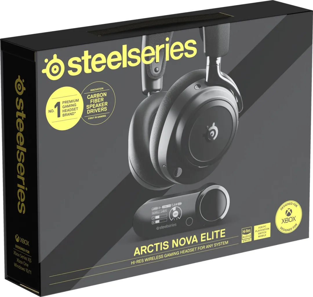 SteelSeries Arctis Nova Elite 61661 Headset - Zwart