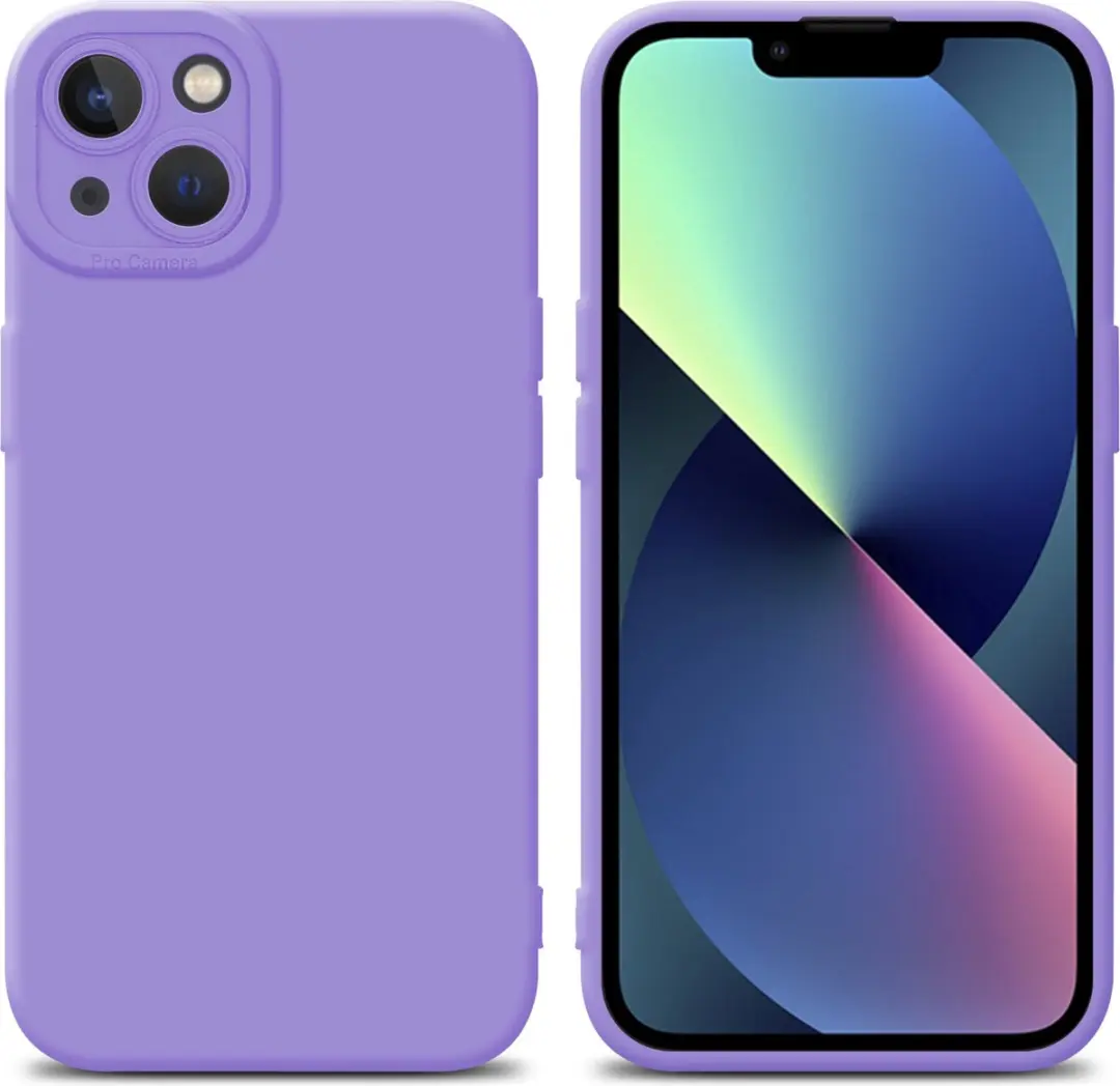 Cadorabo Hoesje geschikt voor Apple iPhone 14 in FLUID LICHT PAARS