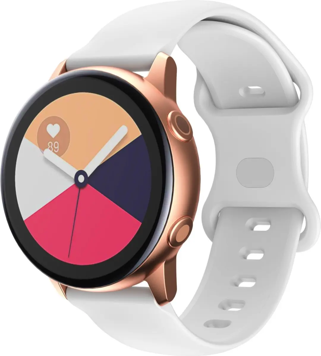 Cadorabo Siliconen bandje 22mm geschikt voor Samsung Galaxy Gear S3 / Gear 2 in