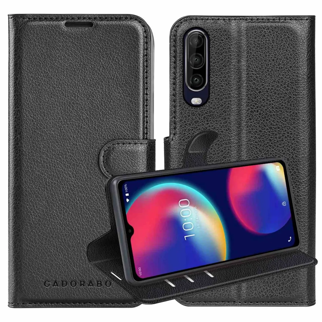 Cadorabo Hoesje geschikt voor WIKO VIEW 4 in PHANTOM ZWART
