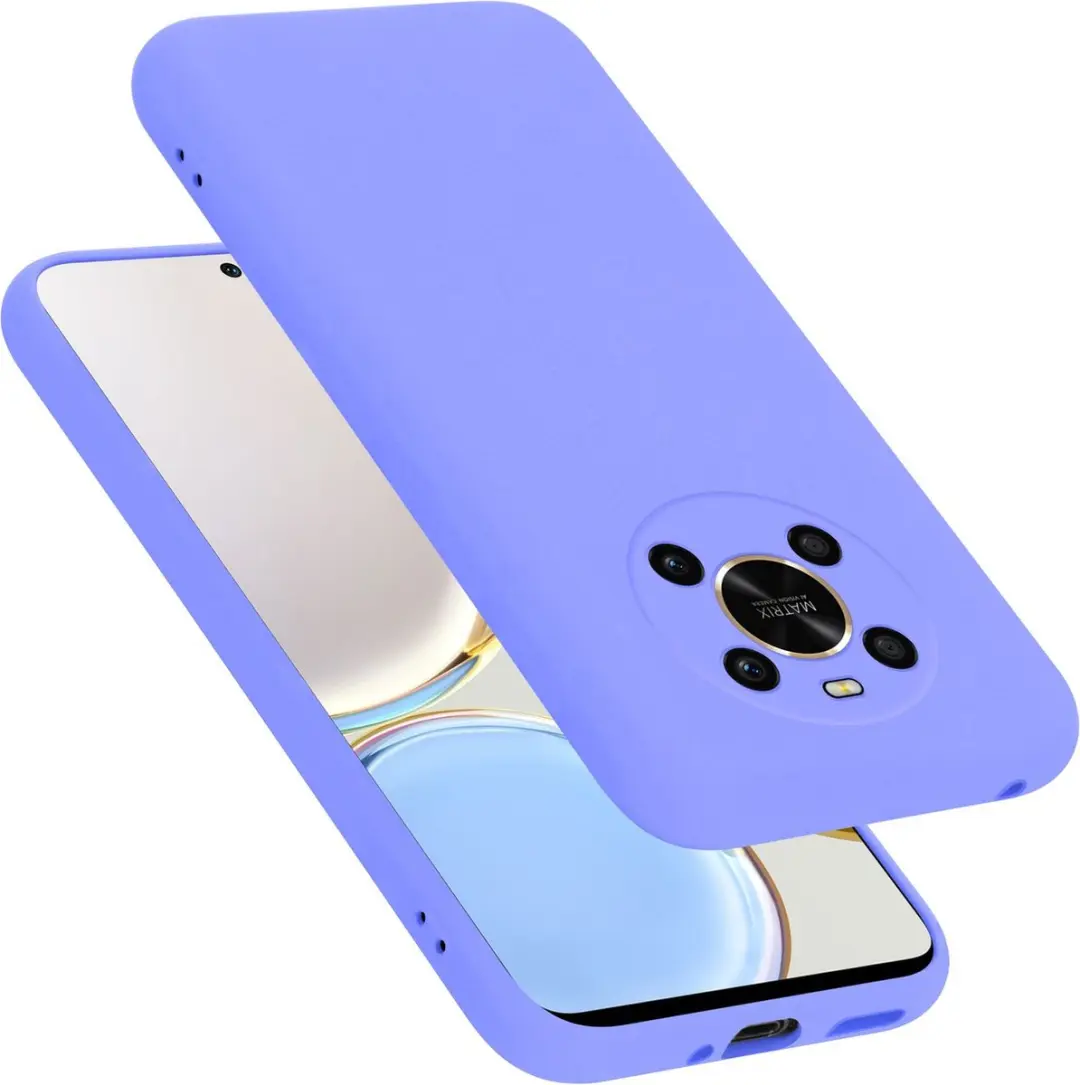 Cadorabo Hoesje geschikt voor Honor MAGIC 4 LITE in LIQUID LICHT PAARS