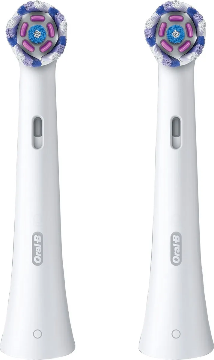 Oral-B iO Radiant White Opzetborstels 2 Stuks - Wit