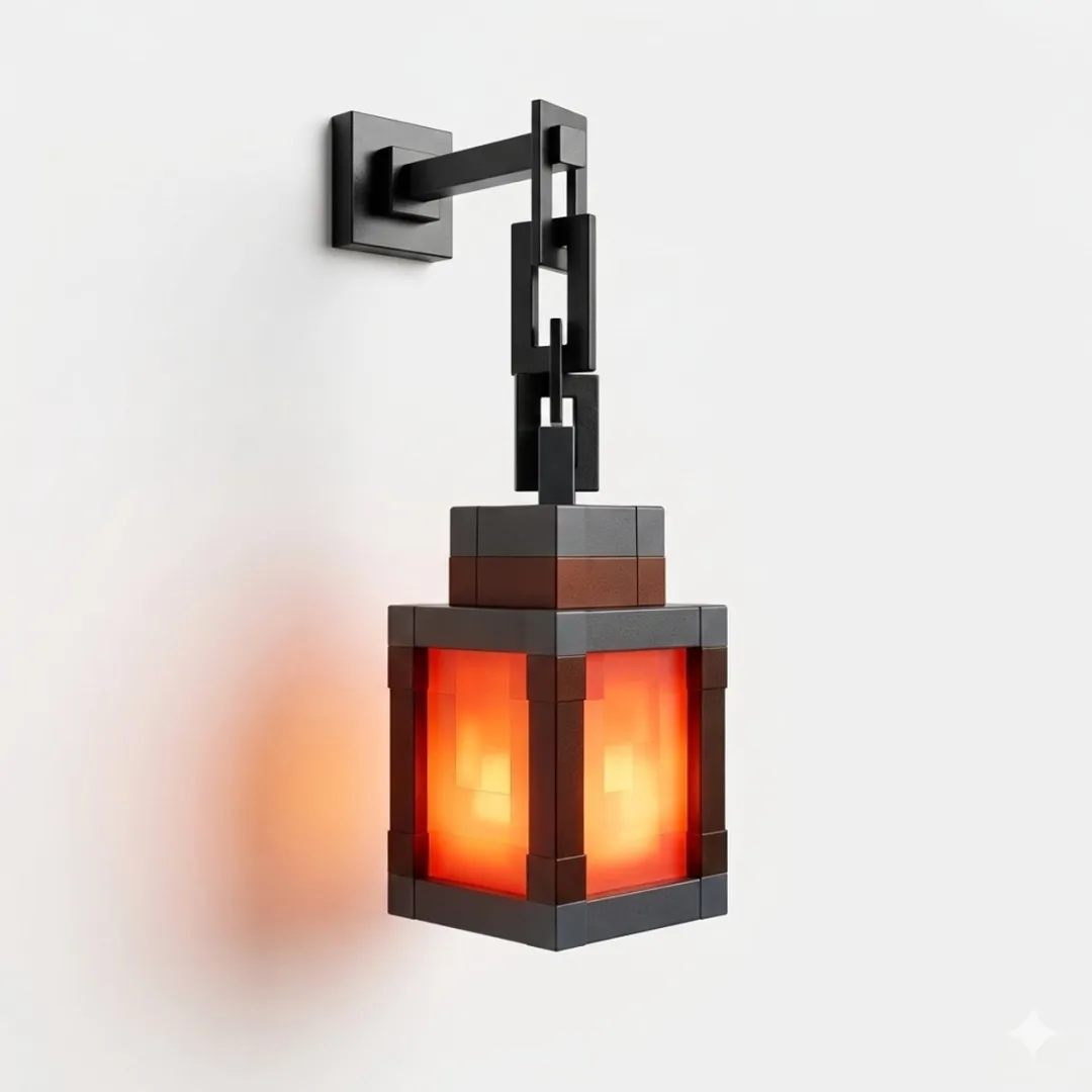 Minecraft Pixel Art Nachtlampje RGB