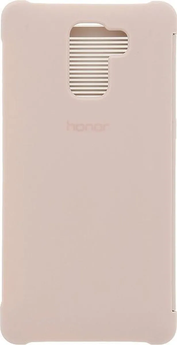 Huawei Honor 7 Dot-View Book Cover - Goud