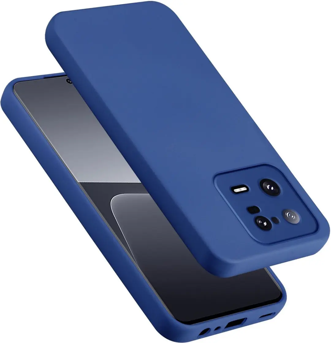 Cadorabo Hoesje geschikt voor Xiaomi 13 Pro 5G in LIQUID BLAUW