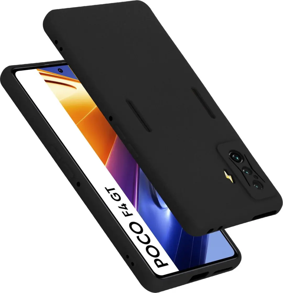 Cadorabo Hoesje geschikt voor Xiaomi Poco F4 GT in LIQUID ZWART