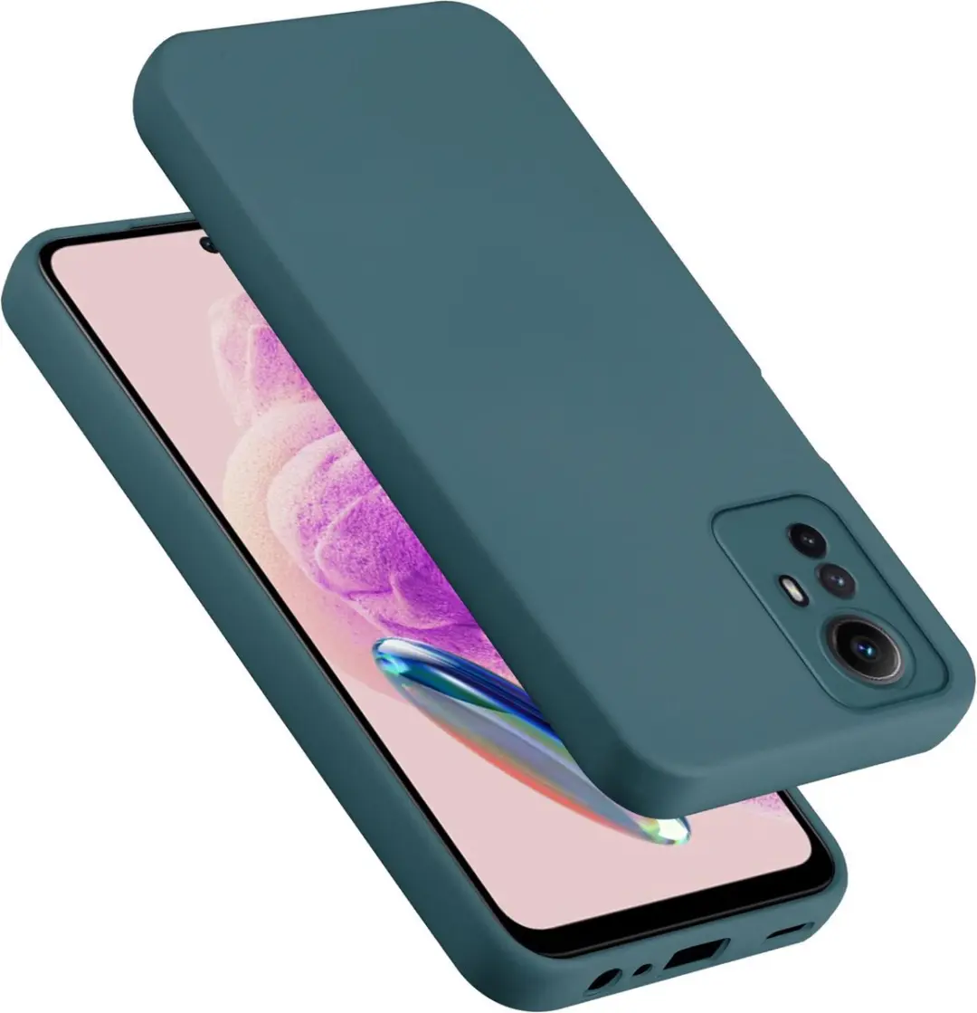 Cadorabo Hoesje geschikt voor Redmi Note 12S in LIQUID GROEN