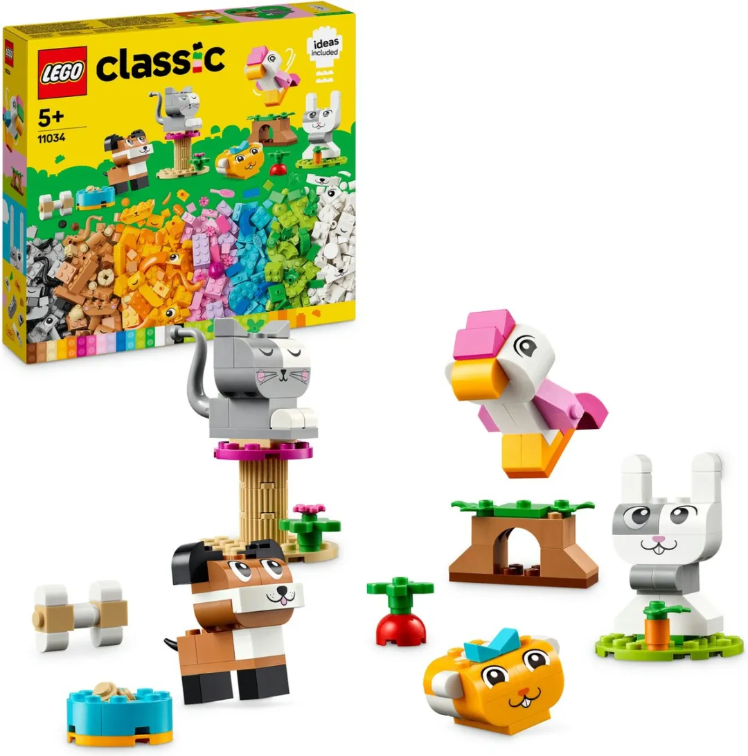 LEGO Classic Creatieve Huisdieren 11034 - 450 Stukken