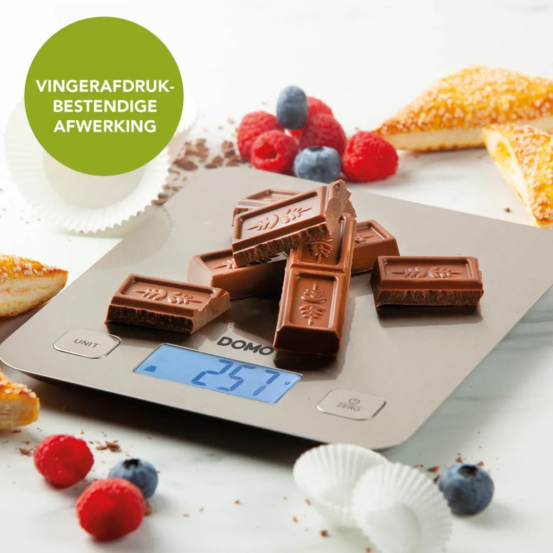 Domo DO9239W Digitale Keukenweegschaal - 5 kg - Wit