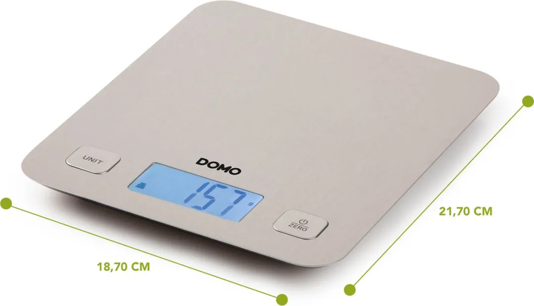 Domo DO9239W Digitale Keukenweegschaal - 5 kg - Wit