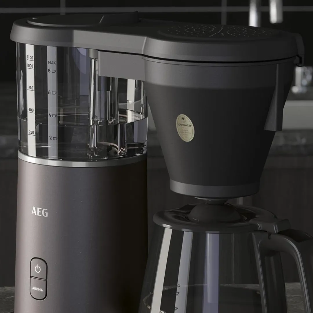 AEG CM7-1-4MTM Koffiezetapparaat - 8 Kopjes - 1.1L - Grijs