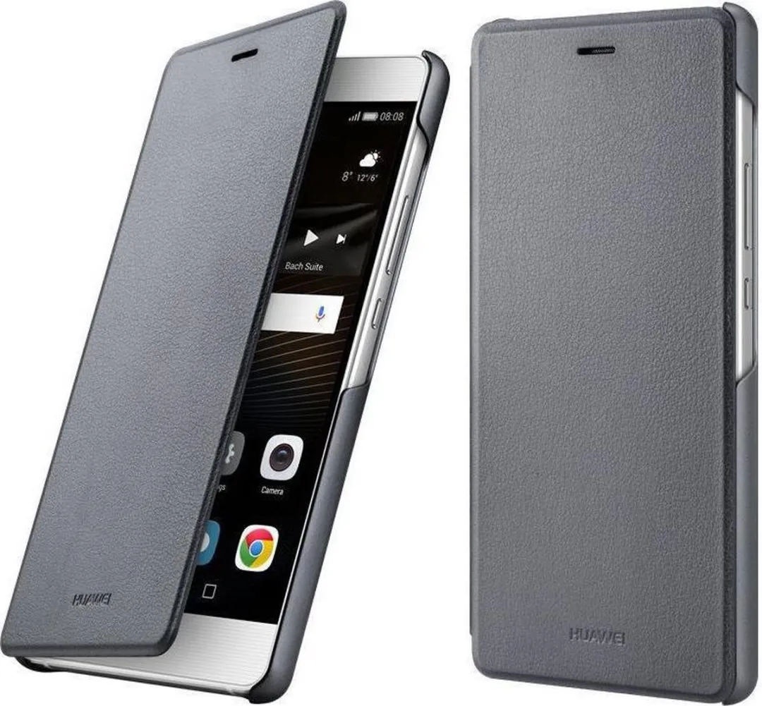 Huawei P9 Lite Flipcover 3767703 - Grijs - afbeelding 6 van 6