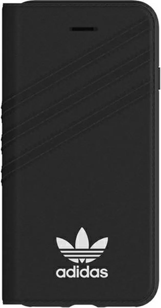 adidas Originals Booklet Case Suede - iPhone 6/8/SE Zwart - afbeelding 2 van 5