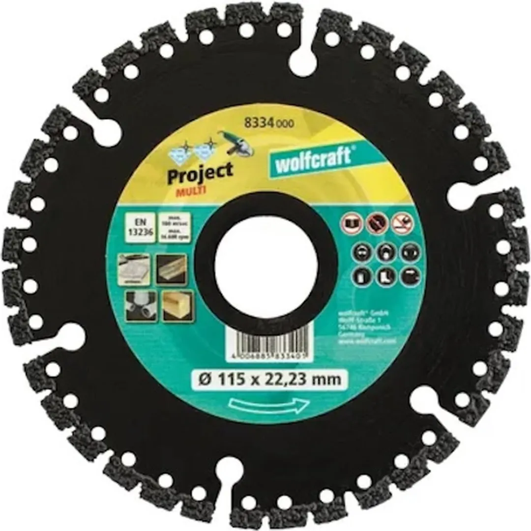 Wolfcraft Diamantzaagblad 8334000 Ø115mm