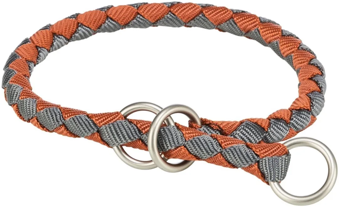 Trixie Halsband Hond Cavoslip Roest/Grijs 52-60x1,8cm