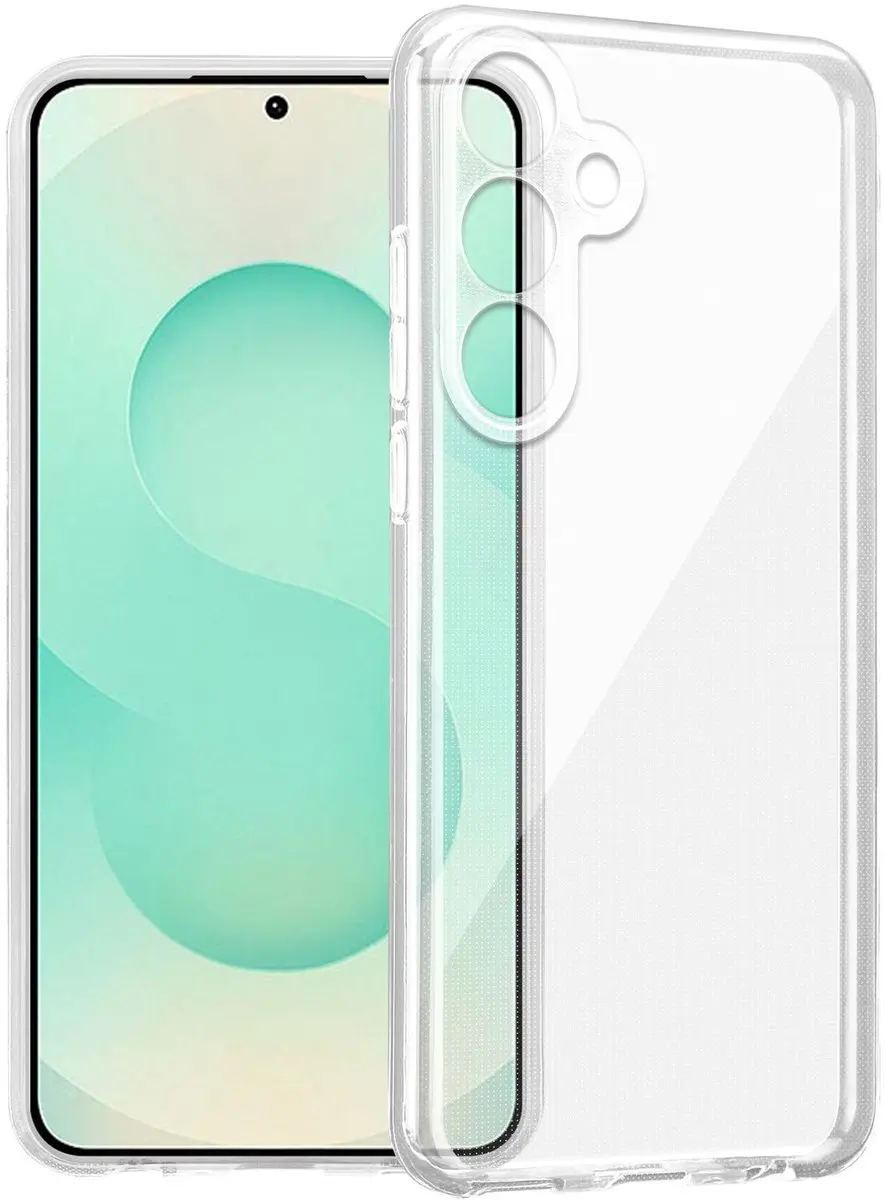 Cadorabo Hoesje geschikt voor Samsung Galaxy S25 Plus in VOLLEDIG TRANSPARANT Ni