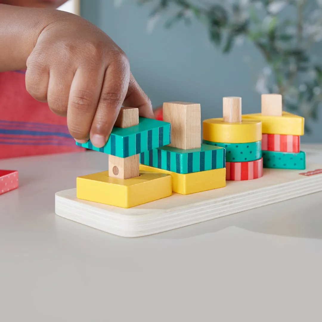 Fisher-Price Houten Vormstapelaar Meerkleurig - afbeelding 4 van 6