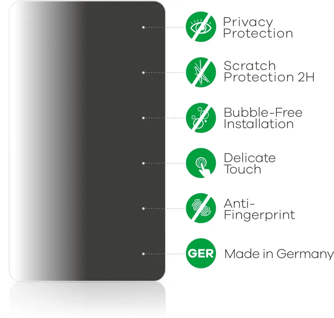 upscreen Spy Shield Privacy Screenprotector - HONGO P156A06 - afbeelding 3 van 6