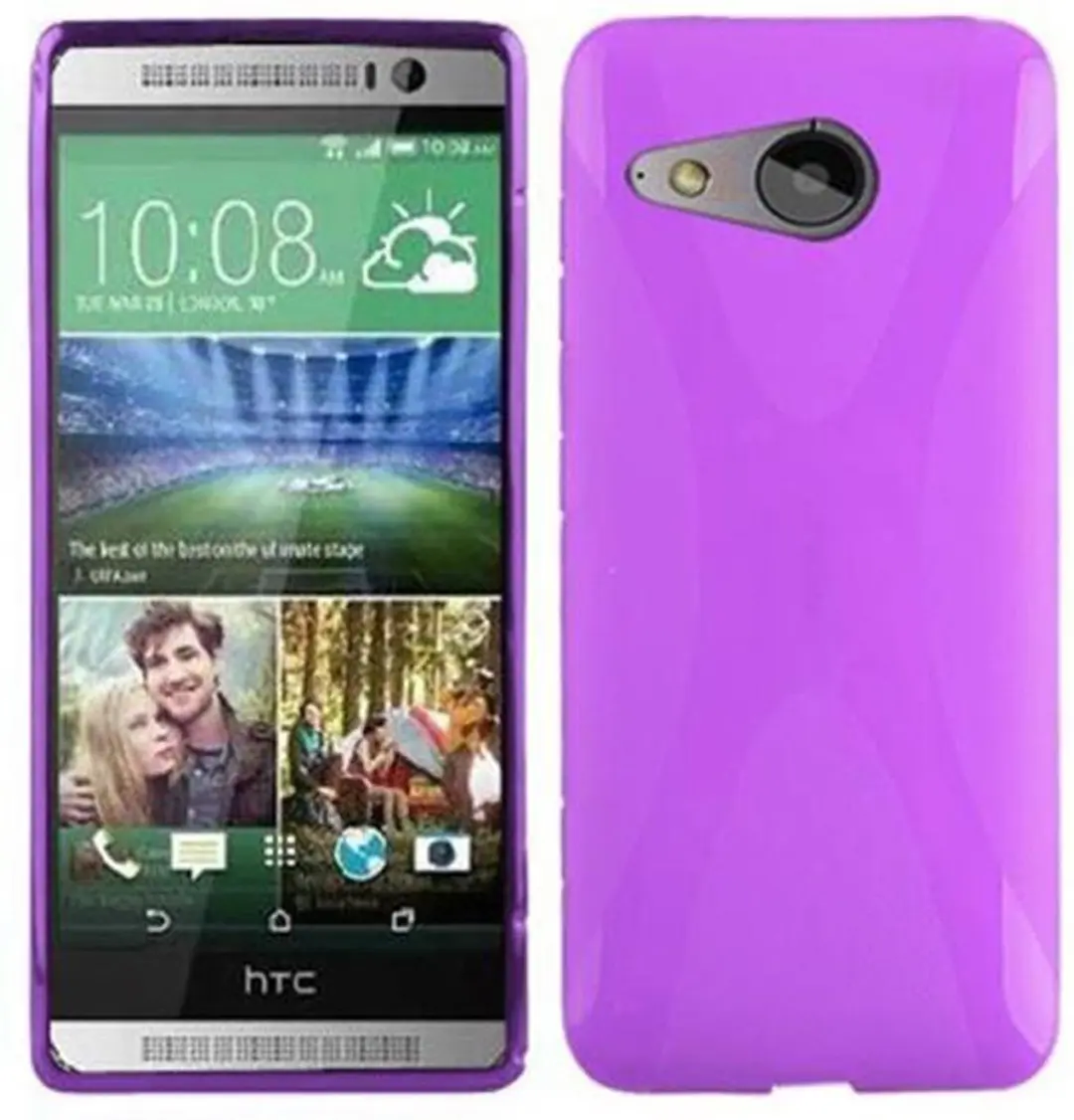 Cadorabo Hoesje geschikt voor HTC ONE M8 MINI in LILA VIOLET