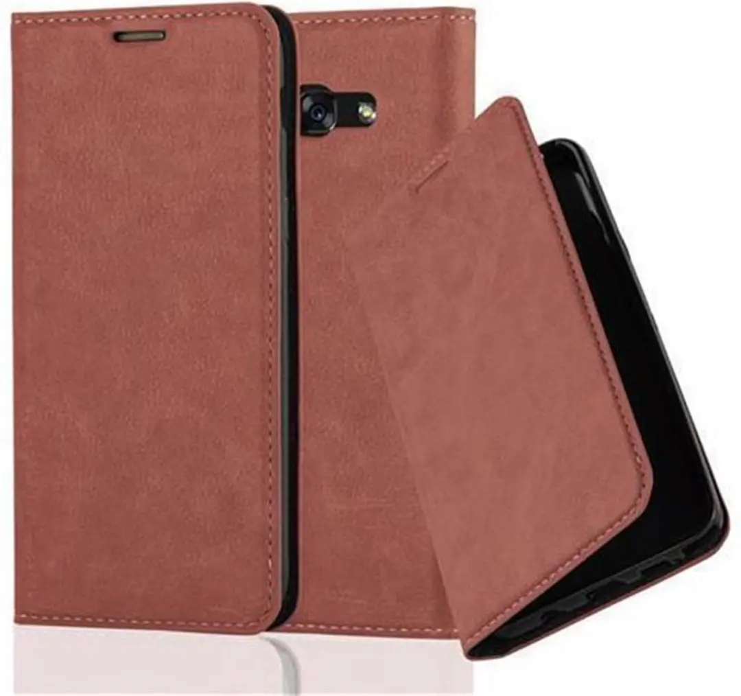 Cadorabo Hoesje geschikt voor Samsung Galaxy A5 2017 in CAPPUCCINO BRUIN