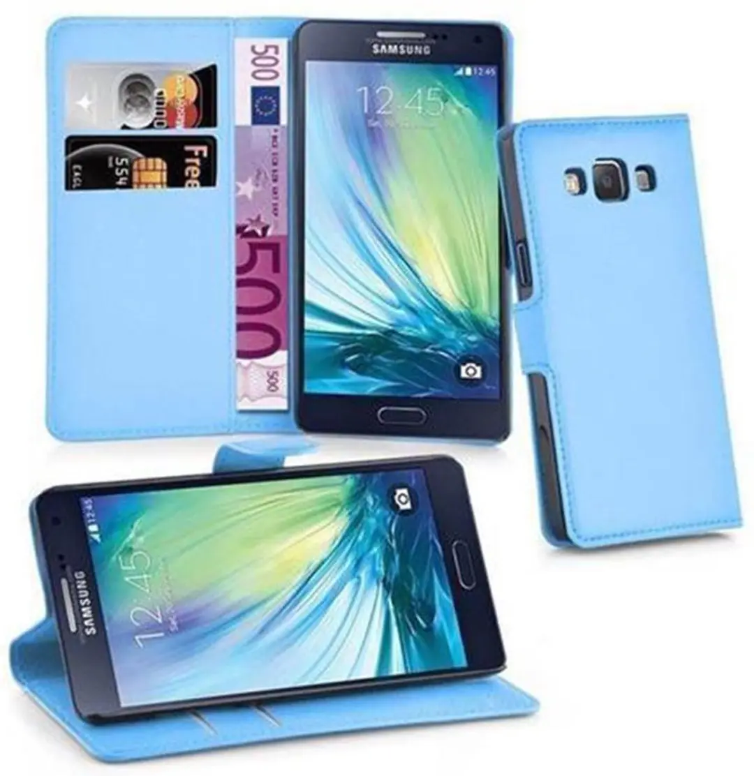 Cadorabo Hoesje geschikt voor Samsung Galaxy J5 2015 in PASTEL BLAUW