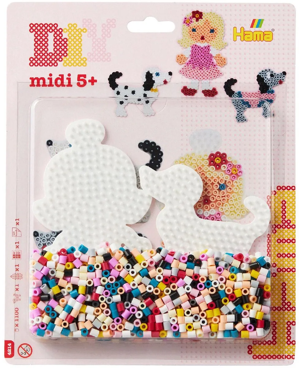 Hama Strijkkralen Set Honden 1100 Stuks