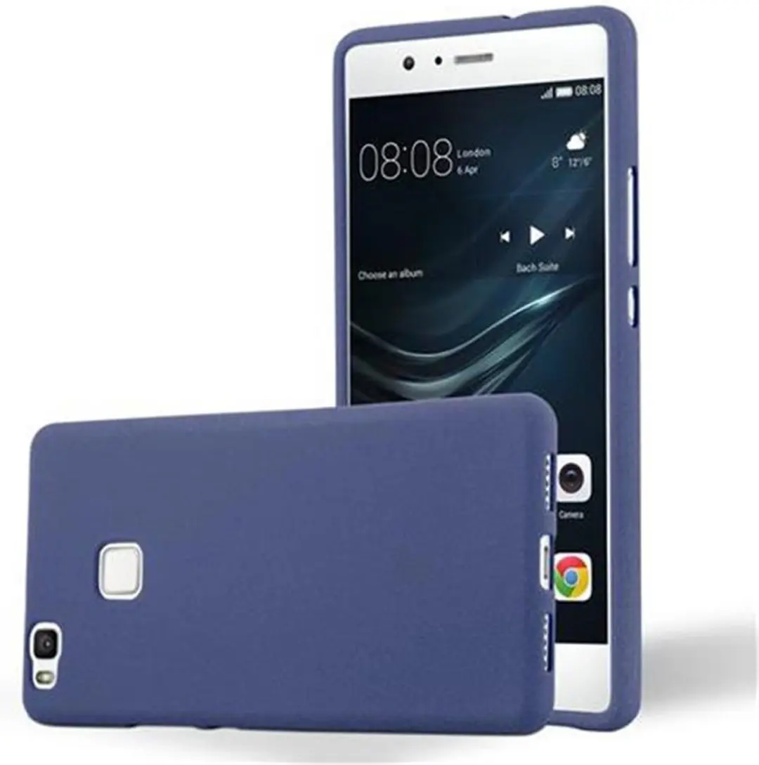 Cadorabo Hoesje geschikt voor Huawei P9 LITE 2016 / G9 LITE in FROST DONKER BLAU