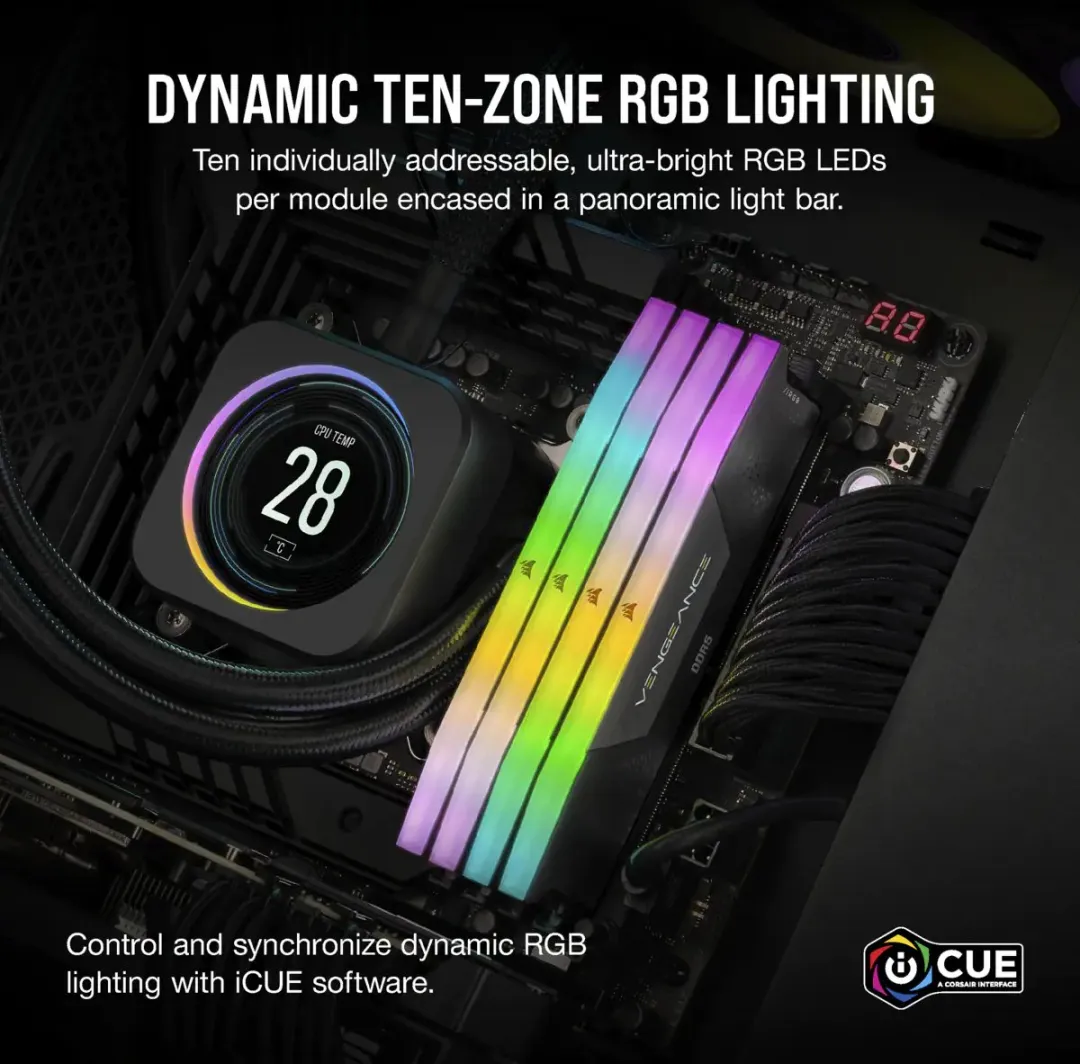 Corsair CMH32GX5M2B6400C32 DDR5 RAM - 32GB
